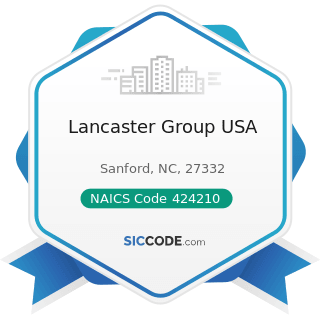 Lancaster Group USA - NAICS Code 424210 - Drugs and Druggists' Sundries Merchant Wholesalers