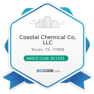 Coastal Chemical Co, LLC - NAICS Code 811191 - Automotive Oil Change and Lubrication Shops