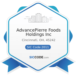 AdvancePierre Foods Holdings Inc - SIC Code 2011 - Meat Packing Plants