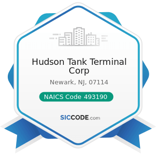 Hudson Tank Terminal Corp - NAICS Code 493190 - Other Warehousing and Storage