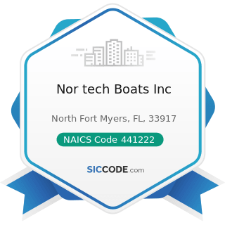 Nor tech Boats Inc - NAICS Code 441222 - Boat Dealers