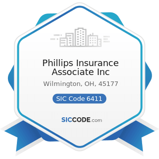 Phillips Insurance Associate Inc - SIC Code 6411 - Insurance Agents, Brokers and Service
