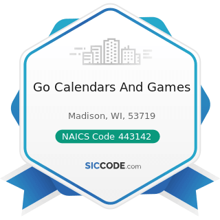Go Calendars And Games - NAICS Code 443142 - Electronics Stores