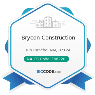 Brycon Construction - NAICS Code 236220 - Commercial and Institutional Building Construction