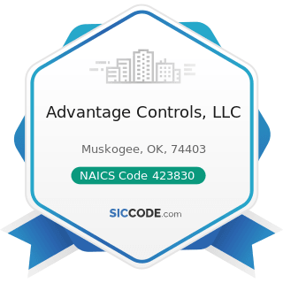 Advantage Controls, LLC - NAICS Code 423830 - Industrial Machinery and Equipment Merchant...