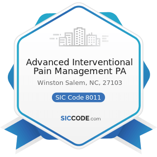 Advanced Interventional Pain Management PA - SIC Code 8011 - Offices and Clinics of Doctors of...