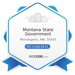 Montana State Government - SIC Code 8111 - Legal Services