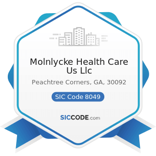 Molnlycke Health Care Us Llc - SIC Code 8049 - Offices and Clinics of Health Practitioners, Not...