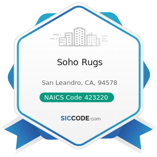 Soho Rugs - NAICS Code 423220 - Home Furnishing Merchant Wholesalers