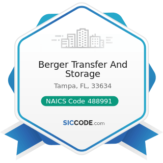 Berger Transfer And Storage - NAICS Code 488991 - Packing and Crating
