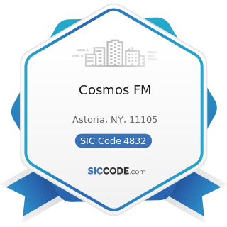 Cosmos FM - SIC Code 4832 - Radio Broadcasting Stations