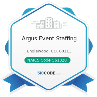 Argus Event Staffing - NAICS Code 561320 - Temporary Help Services