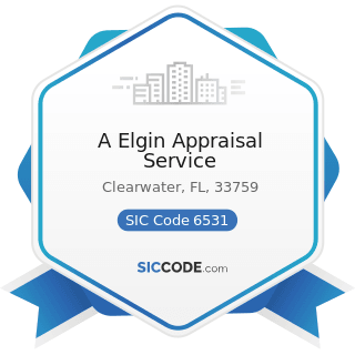 A Elgin Appraisal Service - SIC Code 6531 - Real Estate Agents and Managers