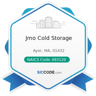 Jmo Cold Storage - NAICS Code 493120 - Refrigerated Warehousing and Storage