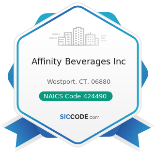 Affinity Beverages Inc - NAICS Code 424490 - Other Grocery and Related Products Merchant...