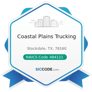 Coastal Plains Trucking - NAICS Code 484121 - General Freight Trucking, Long-Distance, Truckload