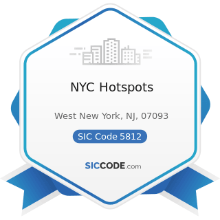 NYC Hotspots - SIC Code 5812 - Eating Places