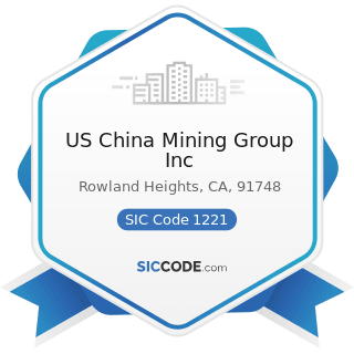 US China Mining Group Inc - SIC Code 1221 - Bituminous Coal and Lignite Surface Mining