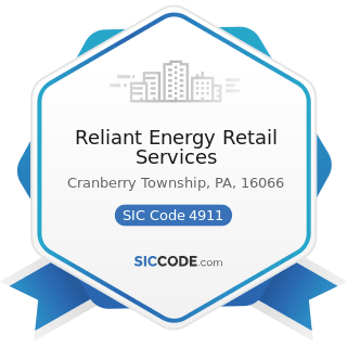 Reliant Energy Retail Services - SIC Code 4911 - Electric Services