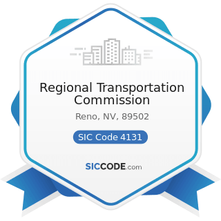 Regional Transportation Commission - SIC Code 4131 - Intercity and Rural Bus Transportation