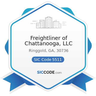 Freightliner of Chattanooga, LLC - SIC Code 5511 - Motor Vehicle Dealers (New and Used)