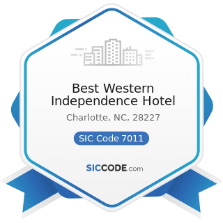 Best Western Independence Hotel - SIC Code 7011 - Hotels and Motels