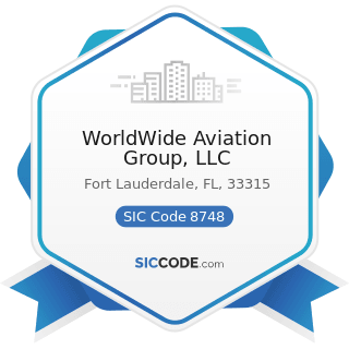 WorldWide Aviation Group, LLC - SIC Code 8748 - Business Consulting Services, Not Elsewhere...