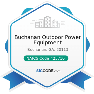 Buchanan Outdoor Power Equipment - NAICS Code 423710 - Hardware Merchant Wholesalers