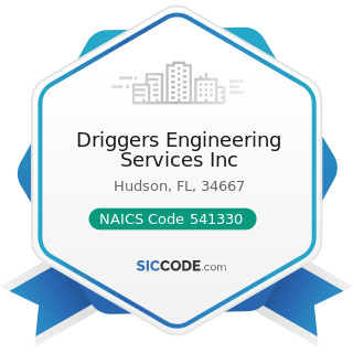 Driggers Engineering Services Inc - NAICS Code 541330 - Engineering Services