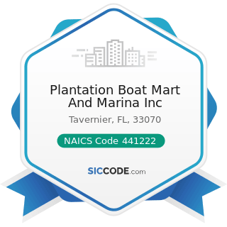 Plantation Boat Mart And Marina Inc - NAICS Code 441222 - Boat Dealers