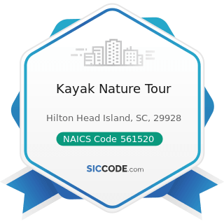 Kayak Nature Tour - NAICS Code 561520 - Tour Operators