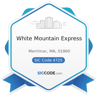 White Mountain Express - SIC Code 4725 - Tour Operators