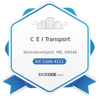 C E I Transport - SIC Code 4111 - Local and Suburban Transit