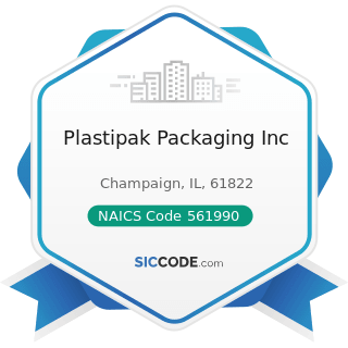 Plastipak Packaging Inc - NAICS Code 561990 - All Other Support Services