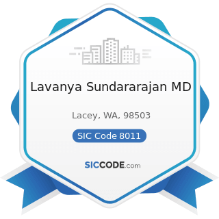 Lavanya Sundararajan MD - SIC Code 8011 - Offices and Clinics of Doctors of Medicine