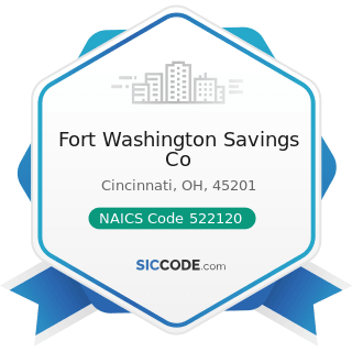 Fort Washington Savings Co - NAICS Code 522120 - Savings Institutions