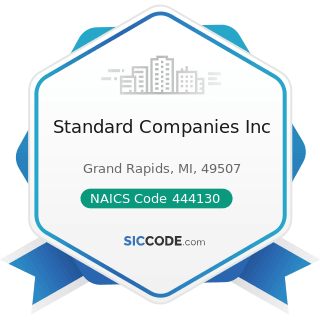 Standard Companies Inc - NAICS Code 444130 - Hardware Stores