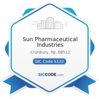 Sun Pharmaceutical Industries - SIC Code 5122 - Drugs, Drug Proprietaries, and Druggists'...