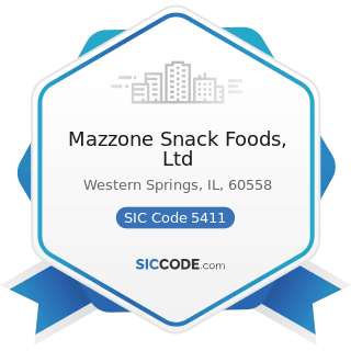 Mazzone Snack Foods, Ltd - SIC Code 5411 - Grocery Stores