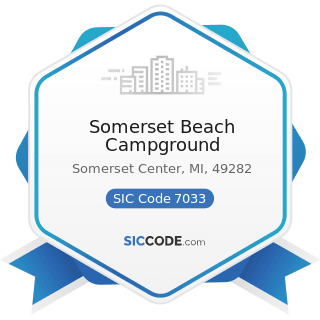 Somerset Beach Campground - SIC Code 7033 - Recreational Vehicle Parks and Campsites