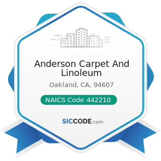 Anderson Carpet And Linoleum - NAICS Code 442210 - Floor Covering Stores