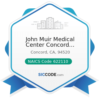 John Muir Medical Center Concord Nutrition Counseling - NAICS Code 622110 - General Medical and...