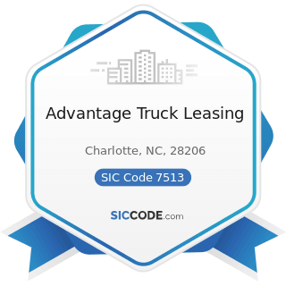 Advantage Truck Leasing - SIC Code 7513 - Truck Rental and Leasing without Drivers