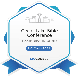 Cedar Lake Bible Conference - SIC Code 7033 - Recreational Vehicle Parks and Campsites
