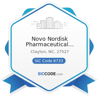 Novo Nordisk Pharmaceutical Industries Inc - SIC Code 8733 - Noncommercial Research Organizations
