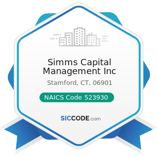Simms Capital Management Inc - NAICS Code 523930 - Investment Advice