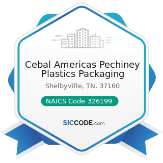 Cebal Americas Pechiney Plastics Packaging - NAICS Code 326199 - All Other Plastics Product...