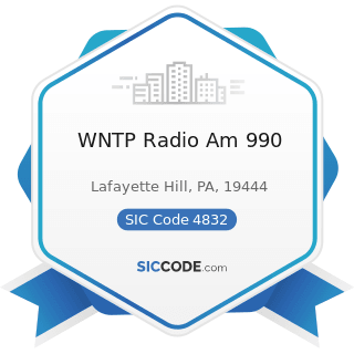 WNTP Radio Am 990 - SIC Code 4832 - Radio Broadcasting Stations