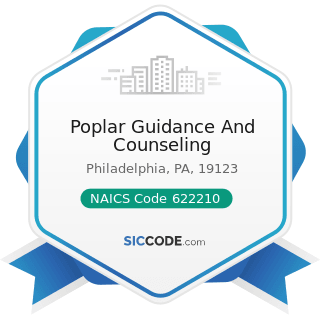 Poplar Guidance And Counseling - NAICS Code 622210 - Psychiatric and Substance Abuse Hospitals