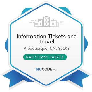 Information Tickets and Travel - NAICS Code 541213 - Tax Preparation Services